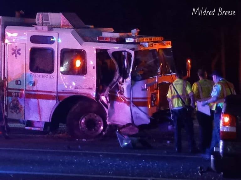 Firefighter struck and injured while on-scene of a vehicle crash in Palm Harbor