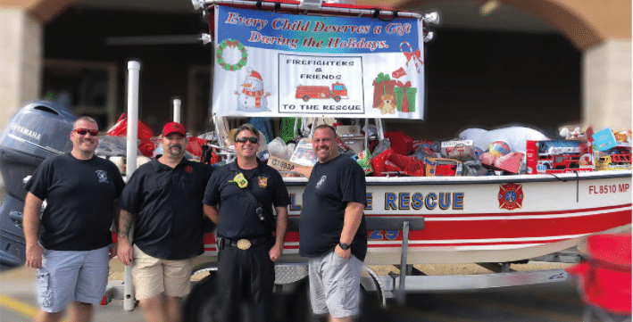 Stop by Walmart today to help Seminole Firefighters Local 2896 “Fill the Boat” collecting toys for children