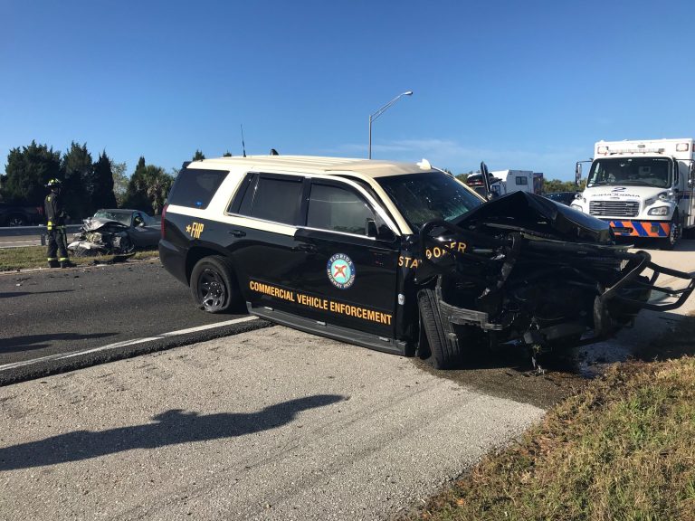 Trooper injured in DUI crash after woman collides head-on into agency vehicle near south toll booth of Skyway Bridge