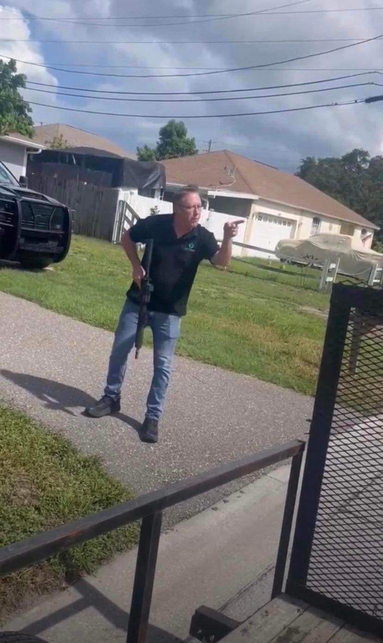 Arrest made after homeowner armed with firearm confronts landscape crew outside Clearwater home