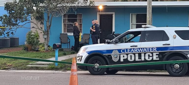 Police investigating shooting at a home in Clearwater