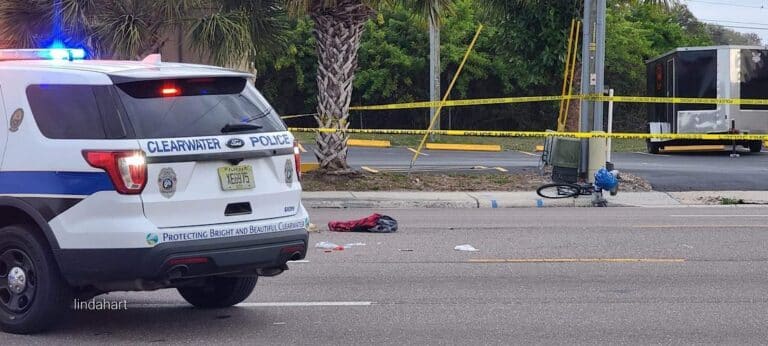 Bicyclist killed in crash on Missouri Avenue in Clearwater