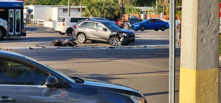 Motorcyclist killed in crash on Gulf to Bay Boulevard