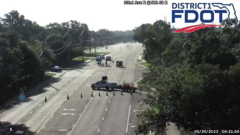 Bicyclist killed after being struck by three vehicles in Bradenton