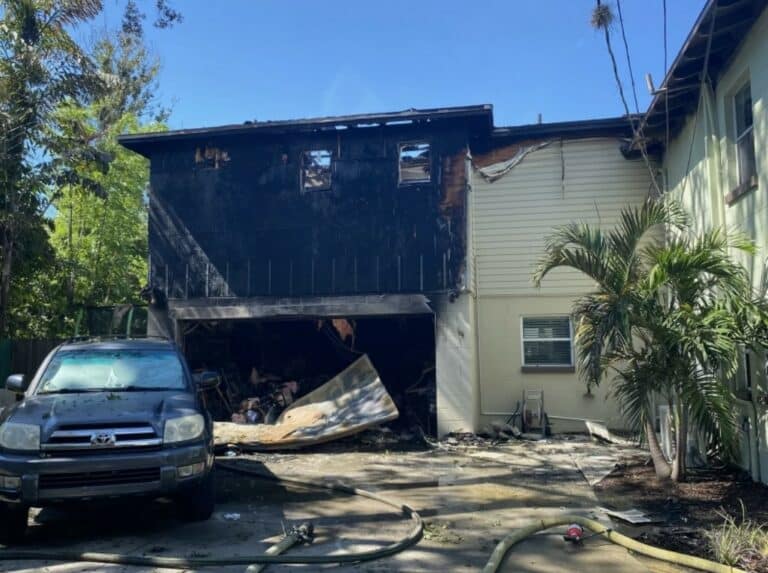 Structure fire displaces residents from four apartment units in St. Petersburg