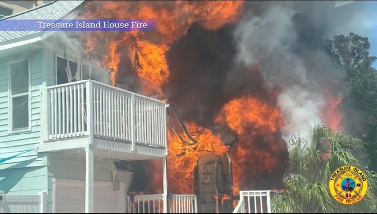 Firefighters Battle 3-Alarm Fire in Treasure Island