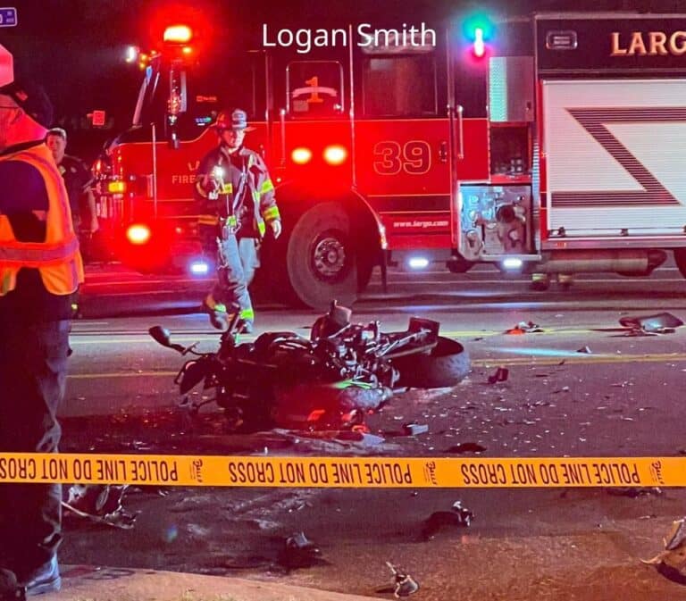 Motorcyclist seriously injured in crash on Clearwater Largo Road