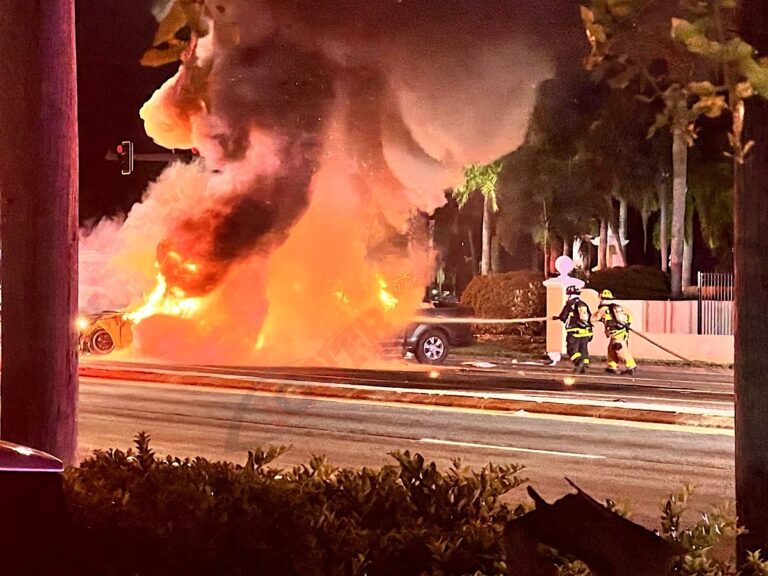 Driver arrested for deadly fiery vehicle crash in Seminole on Bay Pines Boulevard