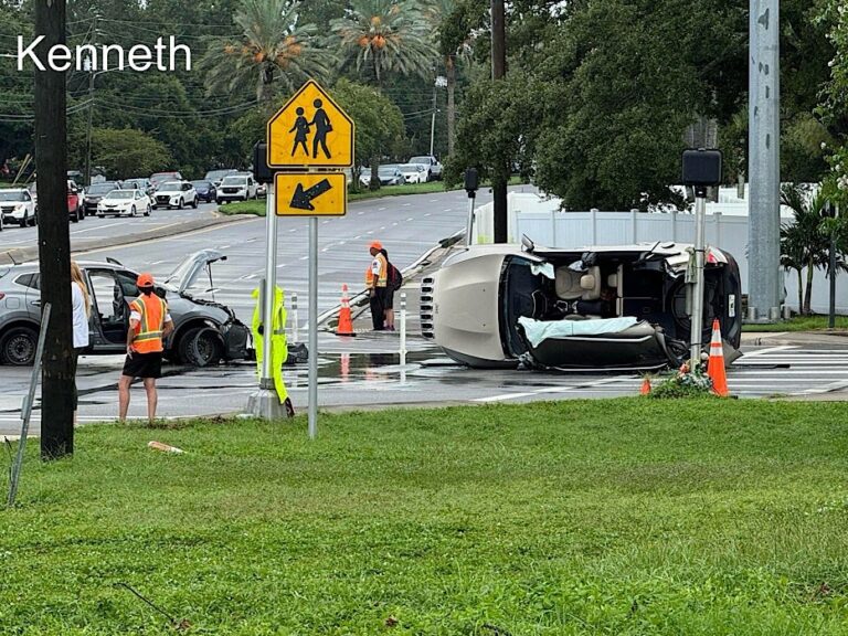 Largo Police Investigate Serious Accident at Seminole Blvd and 8th Ave SW