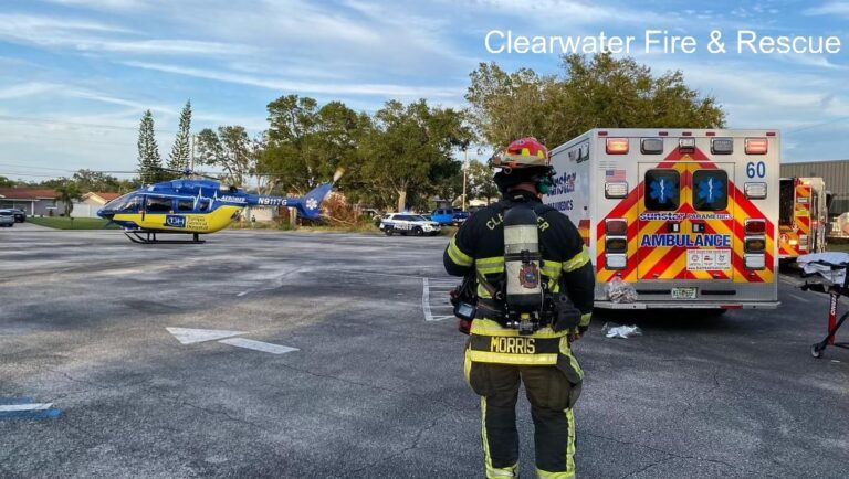 Clearwater Pedestrian Hit by Vehicle on Gulf-to-Bay Boulevard, Airlifted with Life-Threatening Injuries