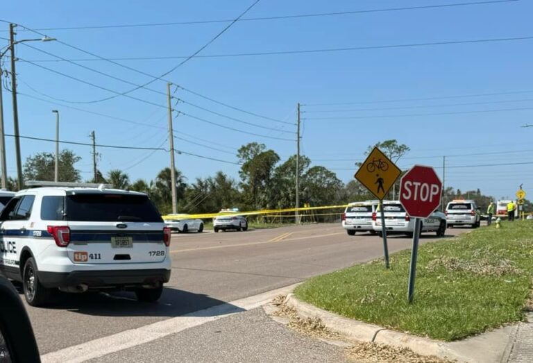 Fatal Traffic Crash involving PSTA bus and pedestrian on scooter in St. Petersburg