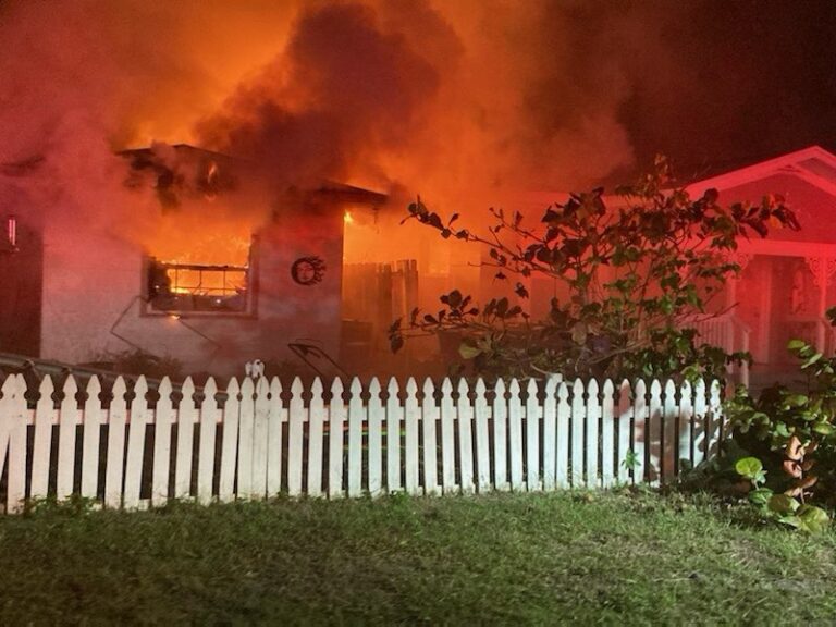 Early Morning House Fire in Clearwater Contained by Firefighters