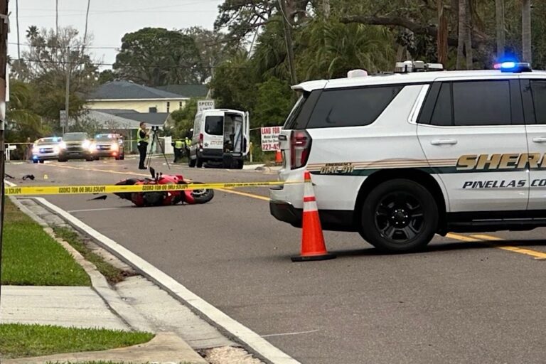 Hudson Man Dies in Single-Vehicle Motorcycle Crash in Dunedin