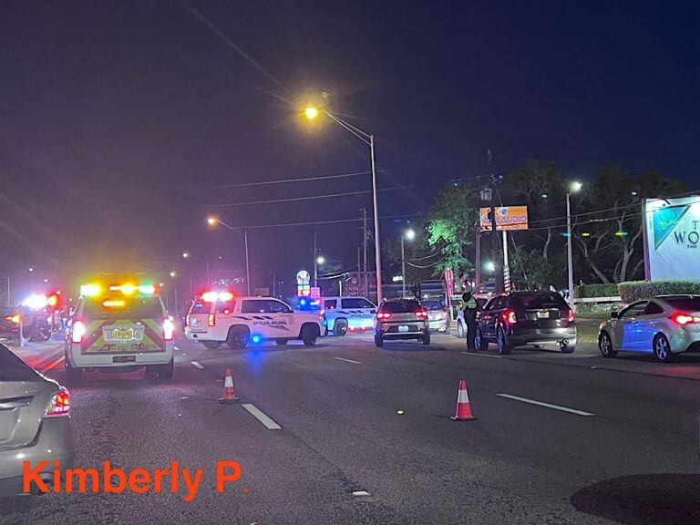 Fatal Auto-Pedestrian Crash Under Investigation on US 19 in Tarpon Springs