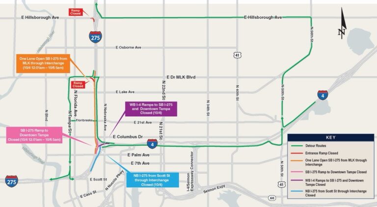 Downtown Tampa Interchange Closing This Weekend