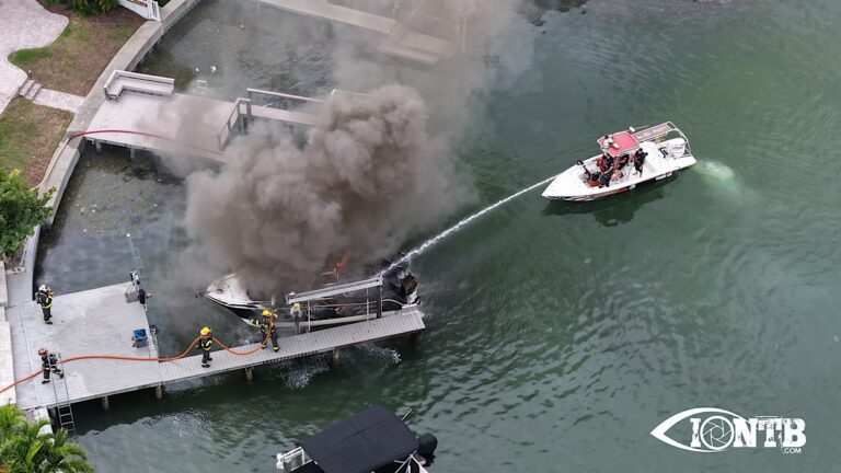 Multiple Agencies Credited in Containing Indian Rocks Beach Vessel Blaze