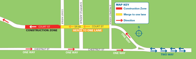 Court Street in Downtown Clearwater to Close for Two Weeks for Sewer Repairs
