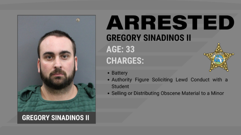 Teacher at Leto High Charged With Battery and Lewd Solicitation