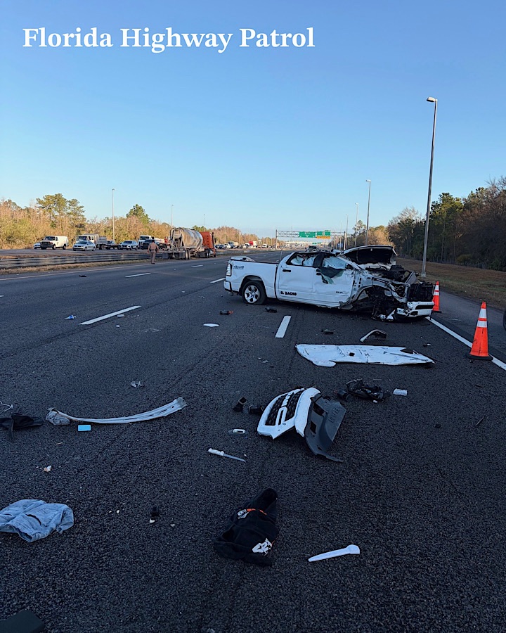 Pickup Truck Driver Ejected, Struck by Tractor-Trailer in Deadly I-75 Wreck