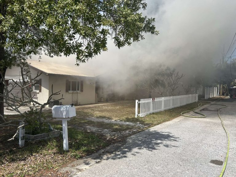 Fire Crews Contain Residential Structure Fire on Anclote Road in Tarpon Springs