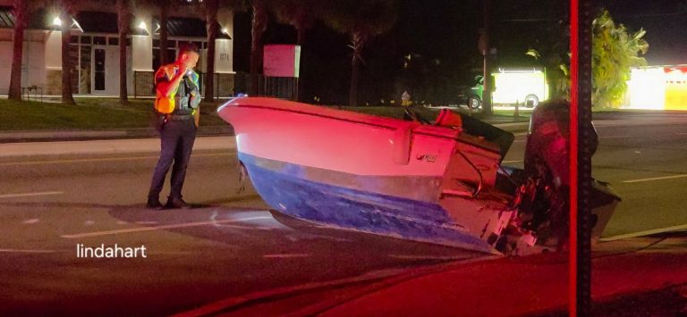 Pinellas Park Man Arrested After Hit-and-Run Crash Involving Boat Trailer, DUI Suspected