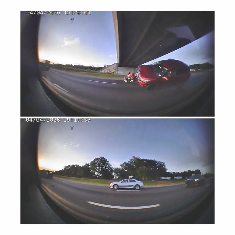 FHP: SUV Hits Motorcyclist on I-4 During High-Speed Incident