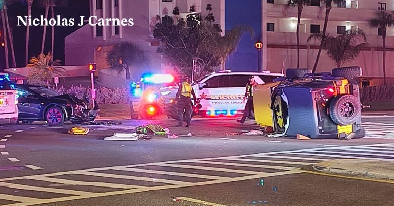 Pinellas Deputies Investigating Serious Crash at Gulf Boulevard and 150th Avenue