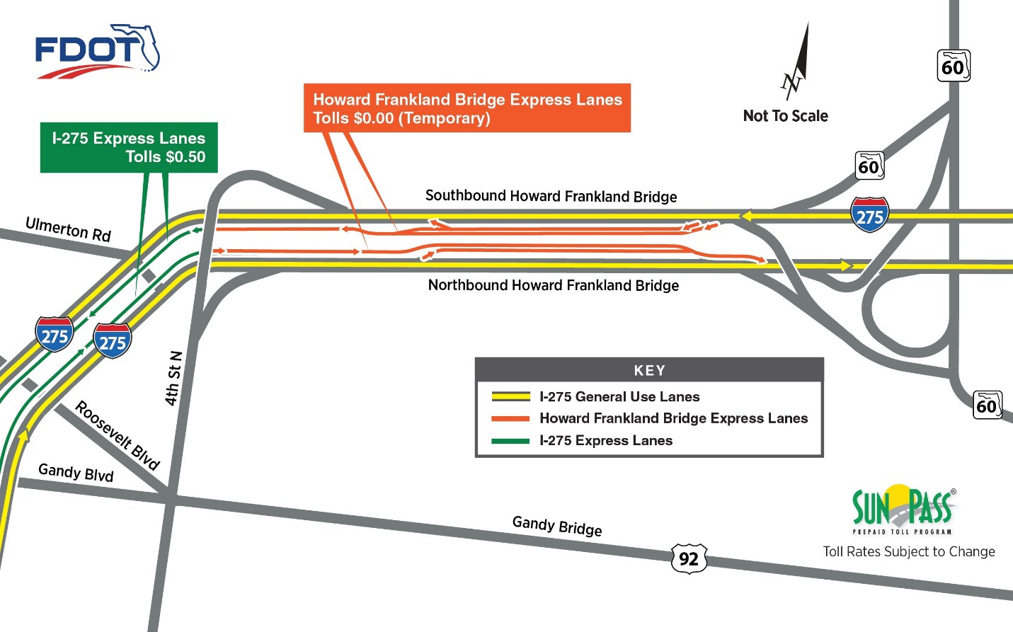 FDOT Opens Northbound I-275 Howard Frankland Bridge Express Lanes and Shared-Use Path - IONTB