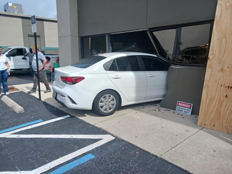 Car Crashes Into Social Security Administration Building in New Port Richey
