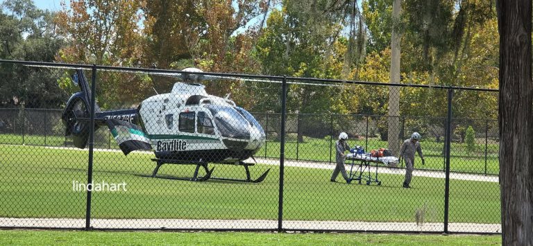 Driver Airlifted After Vehicle Crashes Into Pond in Clearwater