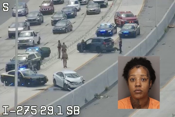 St. Petersburg Woman Accused of Fleeing FHP, Crashing Into Motorist on I-275