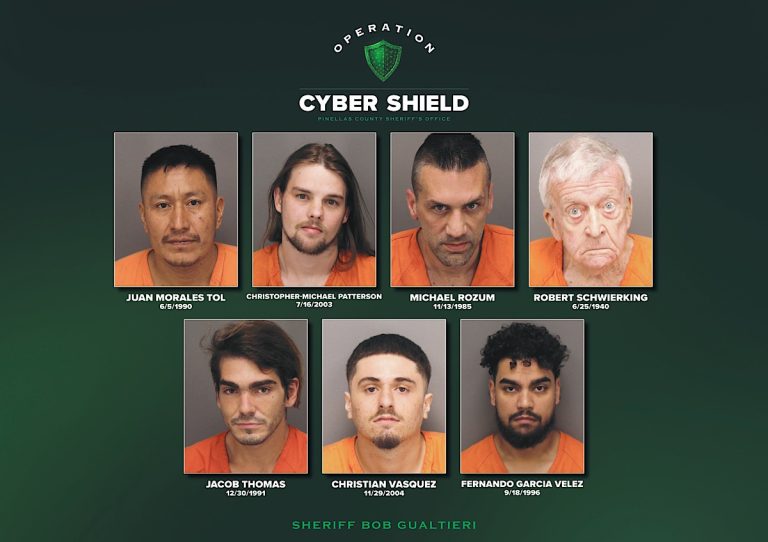 15 Arrested in Pinellas County Operation Targeting Adults Seeking Sex With Children