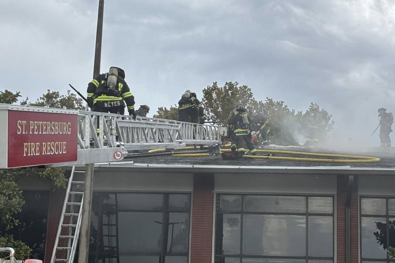 Three-Alarm Structure Fire at St. Petersburg Catholic High School
