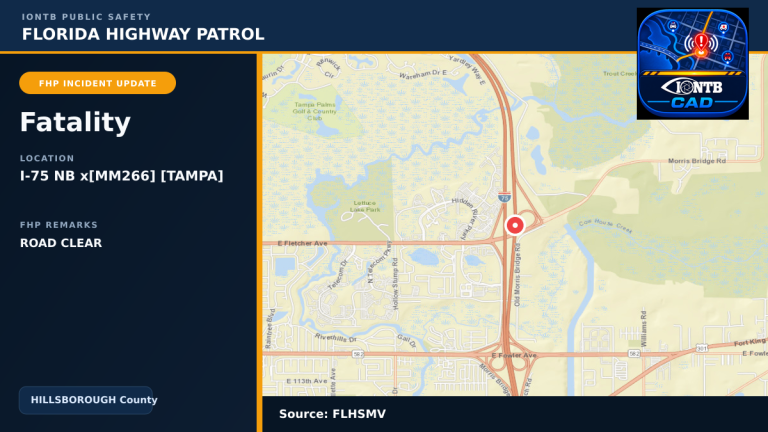 Odessa Man Killed After Motorcycle Crash on I-75; Second Rider Seriously Injured