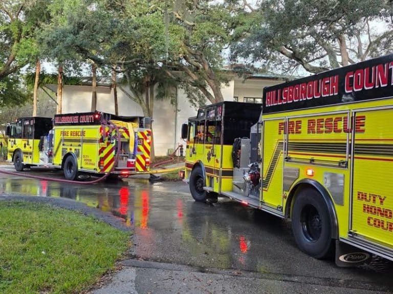 Three-Alarm Fire Damages Vacant Building at Tampa Jewish Community Center